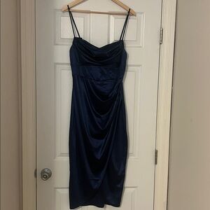 Windsor Midnight Blue Midi Dress